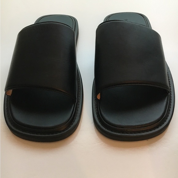 NWOT Bottega Veneta Padded Leather Slides Sandals Size 11 44 Vienna Calf Men New main image 7